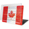 Canada Flag Light Wood MacBook Pro 16in (2019-20) Case plus Skin