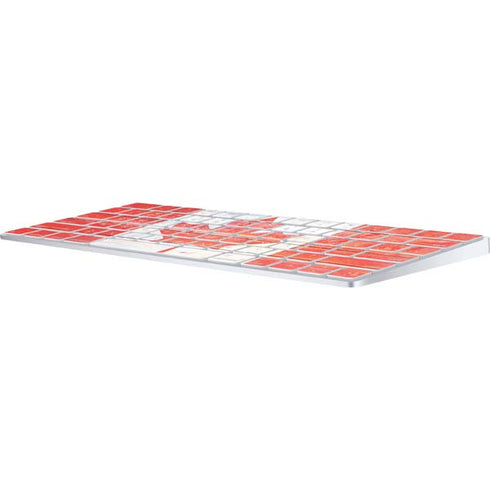 Canada Flag Light Wood Magic Keyboard Skin