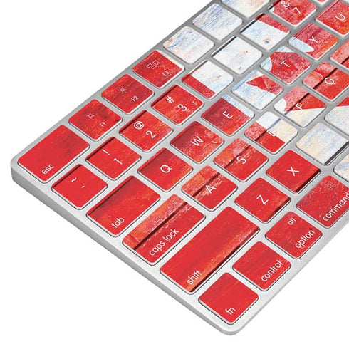 Canada Flag Light Wood Magic Keyboard Skin