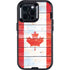 Canada Flag Light Wood Otterbox Defender iPhone Skin