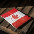 Canada Flag Light Wood Surface Laptop 2 Skin