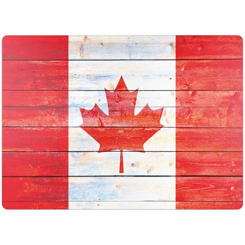 Canada Flag Light Wood Surface Laptop 4 15in Skin