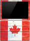 Canada Flag Light Wood Surface Pro 4 Skin