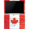 Canada Flag Light Wood Surface Pro 6 Skin