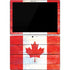 Canada Flag Light Wood Surface Pro 7 Skin