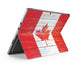 Canada Flag Light Wood Surface Pro 8 Skin