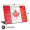 Canada Flag Light Wood Universal Laptop 12in (9.8 x 6.8in) Skin