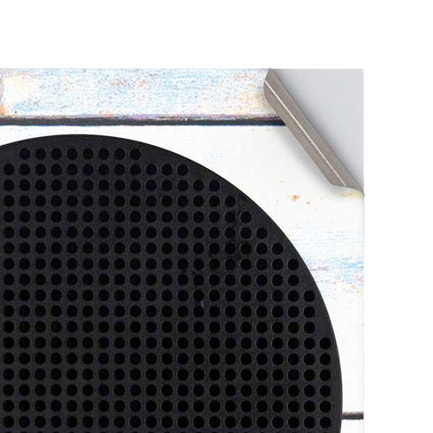 Canada Flag Light Wood Xbox Series S Console Skin