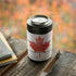 Canada Flag Light Wood Yeti Colster Can Insulator Skin