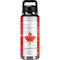 Canada Flag Light Wood YETI Rambler 36oz Bottle Skin