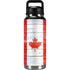 Canada Flag Light Wood YETI Rambler 36oz Bottle Skin