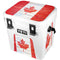 Canada Flag Light Wood YETI Roadie 24 Hard Cooler Skin