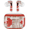 Canadian Flag Dark Wood Apple AirPods Pro Skin