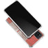 Canadian Flag Dark Wood Galaxy A12 Clear Case