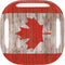 Canadian Flag Dark Wood Galaxy Buds Live Skin