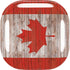 Canadian Flag Dark Wood Galaxy Buds Live Skin