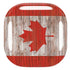 Canadian Flag Dark Wood Galaxy Buds Live Skin