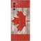 Canadian Flag Dark Wood Galaxy Note 10 Skin