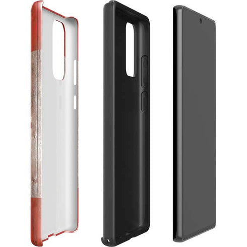 Canadian Flag Dark Wood Galaxy Note20 5G Pro Case