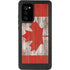 Canadian Flag Dark Wood Galaxy Note20 5G Waterproof Case