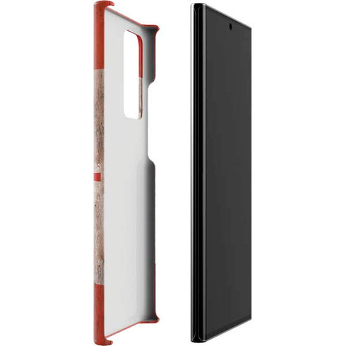 Canadian Flag Dark Wood Galaxy Note20 Ultra 5G Lite Case