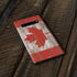 Canadian Flag Dark Wood Galaxy S10 Plus Skin