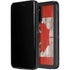 Canadian Flag Dark Wood Galaxy S20 Waterproof Case