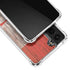 Canadian Flag Dark Wood Galaxy S21 5G Clear Case