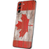 Canadian Flag Dark Wood Galaxy S21 5G Skin