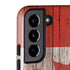Canadian Flag Dark Wood Galaxy S22 Pro Case
