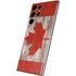 Canadian Flag Dark Wood Galaxy S22 Ultra Skin
