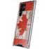 Canadian Flag Dark Wood Galaxy S24 Ultra Clear Case