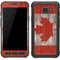 Canadian Flag Dark Wood Galaxy S7 Active Skin