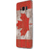 Canadian Flag Dark Wood Galaxy S8 Skin