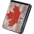 Canadian Flag Dark Wood Galaxy Z Flip5 5G Skin