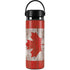 Canadian Flag Dark Wood Hydro Flask 20oz Wide Mouth Skin