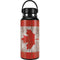 Canadian Flag Dark Wood Hydro Flask 32oz Wide Mouth Skin
