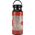 Canadian Flag Dark Wood Hydro Flask 32oz Wide Mouth Skin