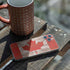 Canadian Flag Dark Wood iPhone 11 Pro Skin
