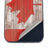 Canadian Flag Dark Wood iPhone 12 Mini Skin