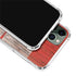 Canadian Flag Dark Wood iPhone 12 Pro Max Clear Case