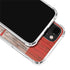 Canadian Flag Dark Wood iPhone 13 Clear Case