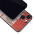 Canadian Flag Dark Wood iPhone 14 Plus Skin