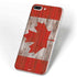 Canadian Flag Dark Wood iPhone 7 Plus Skin