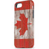 Canadian Flag Dark Wood iPhone 7 Pro Case