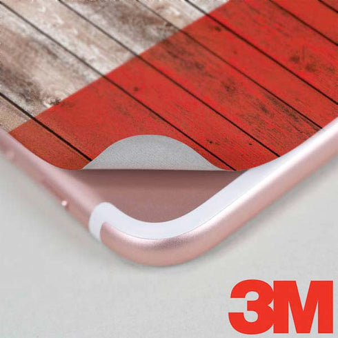 Canadian Flag Dark Wood iPhone 7 Skin