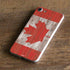 Canadian Flag Dark Wood iPhone 7 Skin