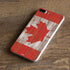 Canadian Flag Dark Wood iPhone 8 Plus Skin