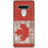Canadian Flag Dark Wood LG Stylo 6 Clear Case