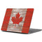Canadian Flag Dark Wood Apple MacBook Pro 13-inch Skin